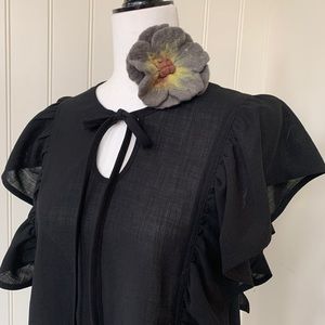 Comrags | Ruffled Sleeve Top